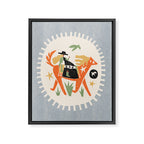 Desert Cowgirl Framed Canvas Print Gallery Image 6