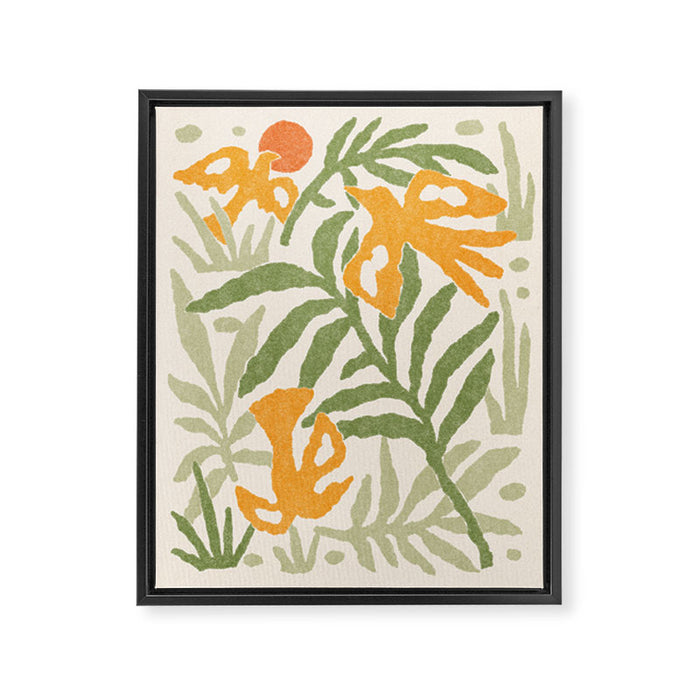 Golden Weavers Framed Canvas Print Gallery Image 1