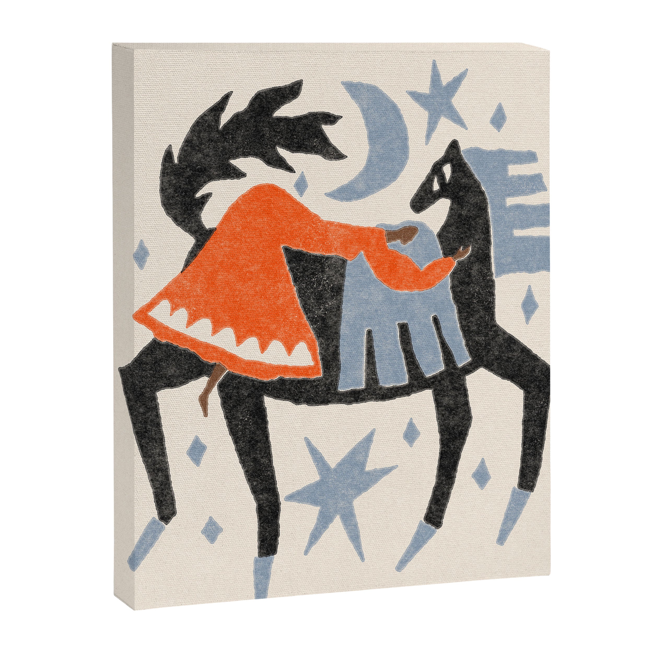 Midnight Cowgirl Canvas Print Gallery Image 6