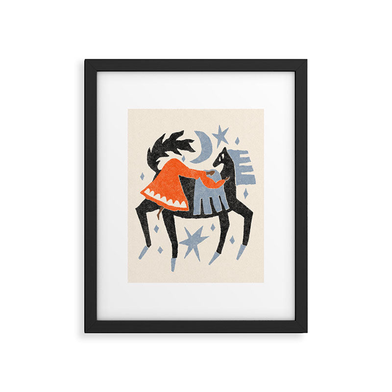 Midnight Cowgirl Framed Art Print Gallery Image 5