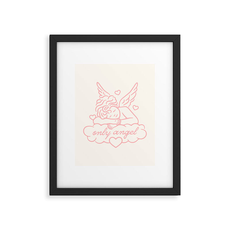 Only Angel Framed Art Print Gallery Image 4