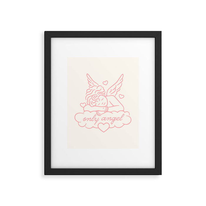 Only Angel Framed Art Print Gallery Image 1