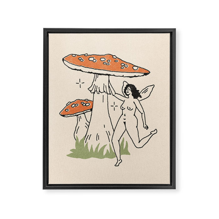 She Was a Fairy Framed Canvas Print Gallery Image 1