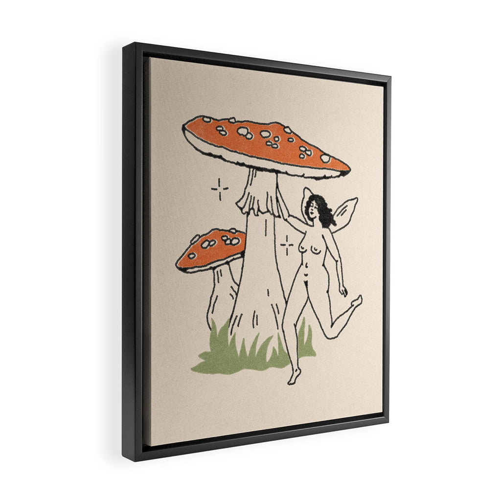 She Was a Fairy Framed Canvas Print Gallery Image 2
