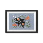 Swallow in Rain Framed Art Print Gallery Image 2