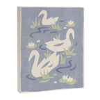 Swans Among the Lily Pads Canvas Print Gallery Image 6