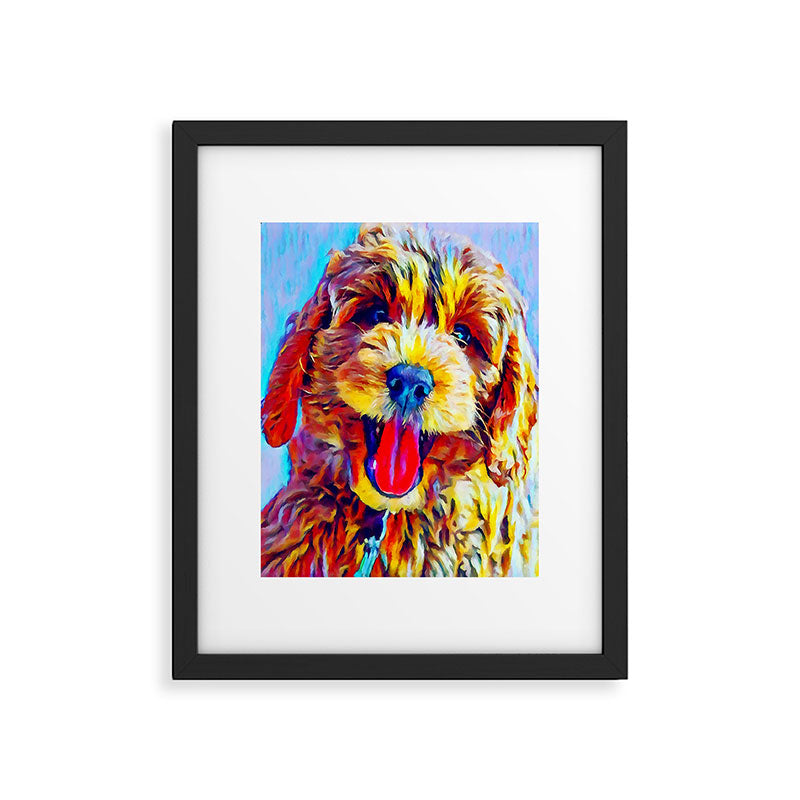 Goldendoodle 2 Framed Art Print Gallery Image 5