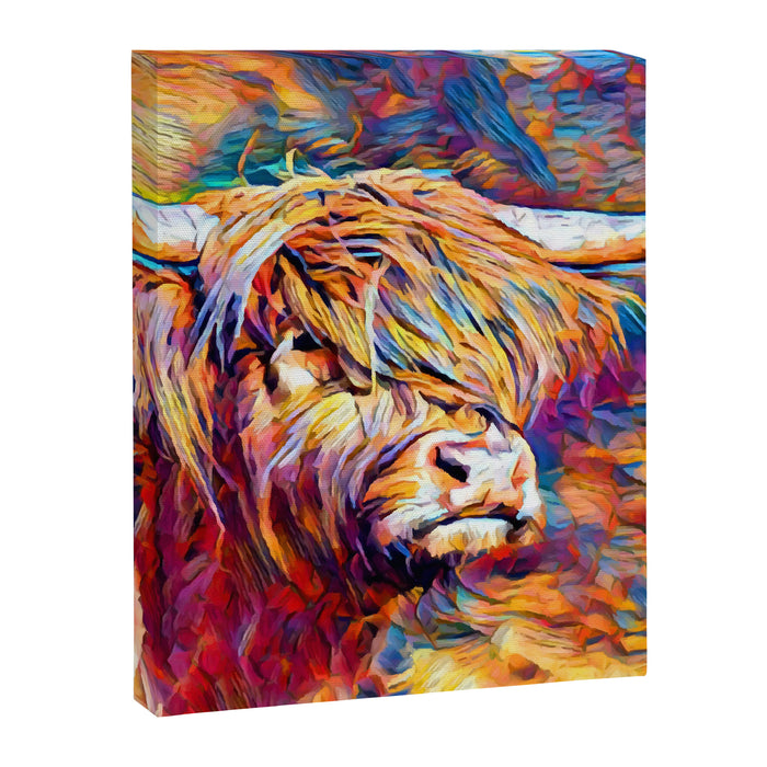 Highland Cow 6 Canvas Print Gallery Image 1
