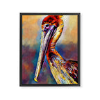 Pelican 3 Framed Canvas Print Gallery Image 6