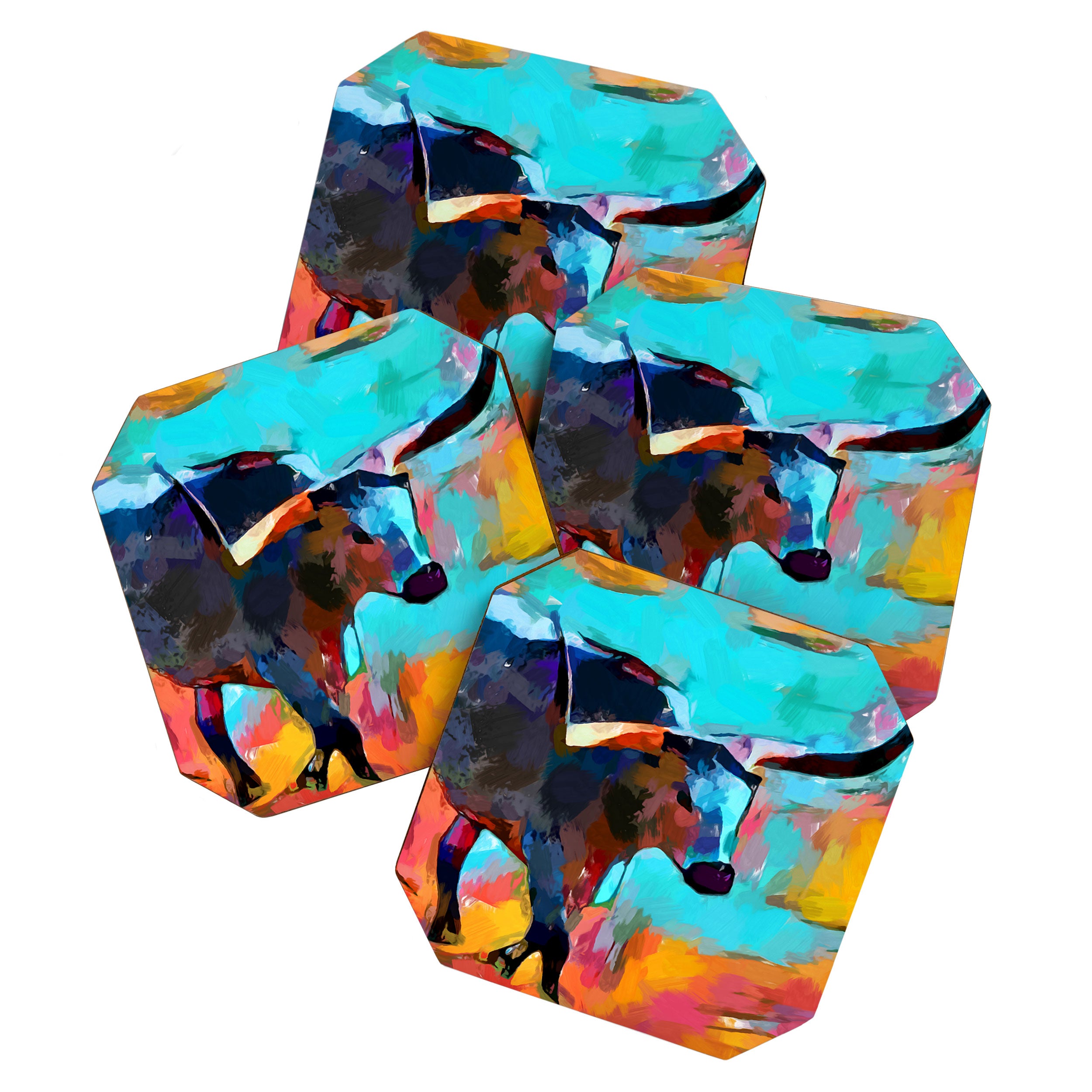 Texas Longhorn Coaster Gallery Image 1