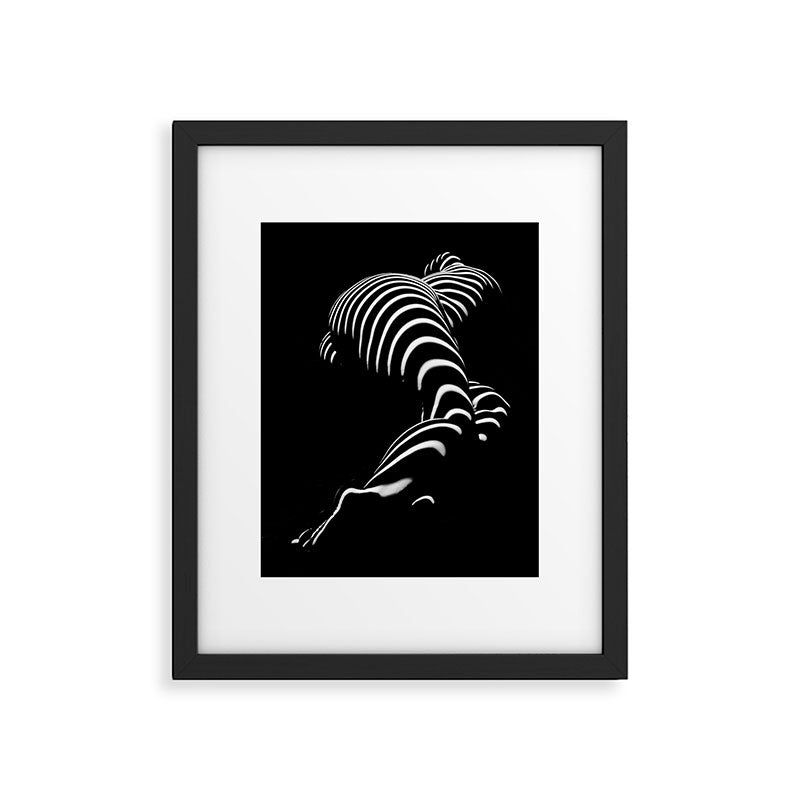 0774-AR BBW Sensual Legs Hips and Ass of a Large Woman Big Beautiful Art Nude Black and White Framed Art Print Gallery Image 1