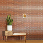 70s, Orange California poppies, mid century, 70s retro, flowers Art Print Gallery Image 2