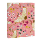 Chinoiserie cranes on pink, birds, flowers,  Canvas Print Gallery Image 8