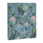 Chinoiserie Peacock teal greens florals oriental Canvas Print Gallery Image 8