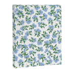 Hydrangea blue flowers, botanicals, blue and white floral Canvas Print Gallery Image 6