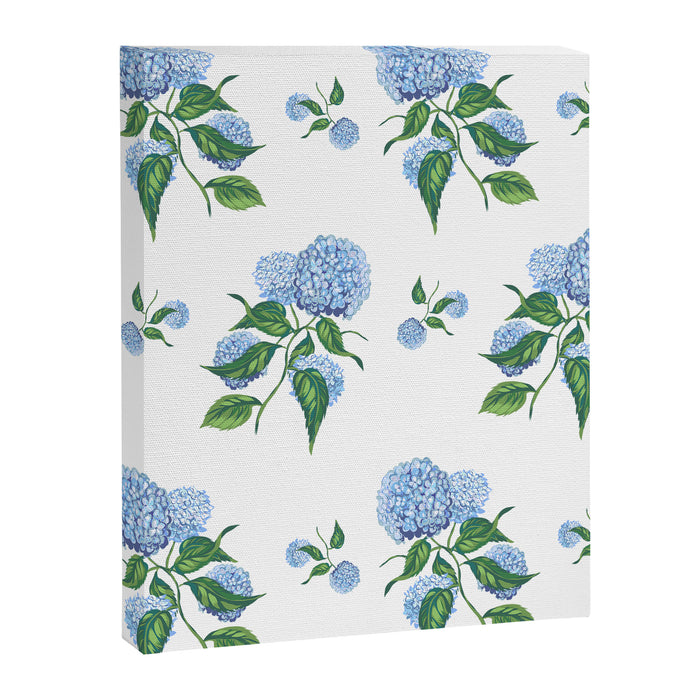Hydrangeas blue and white - Jumbo Canvas Print Gallery Image 1