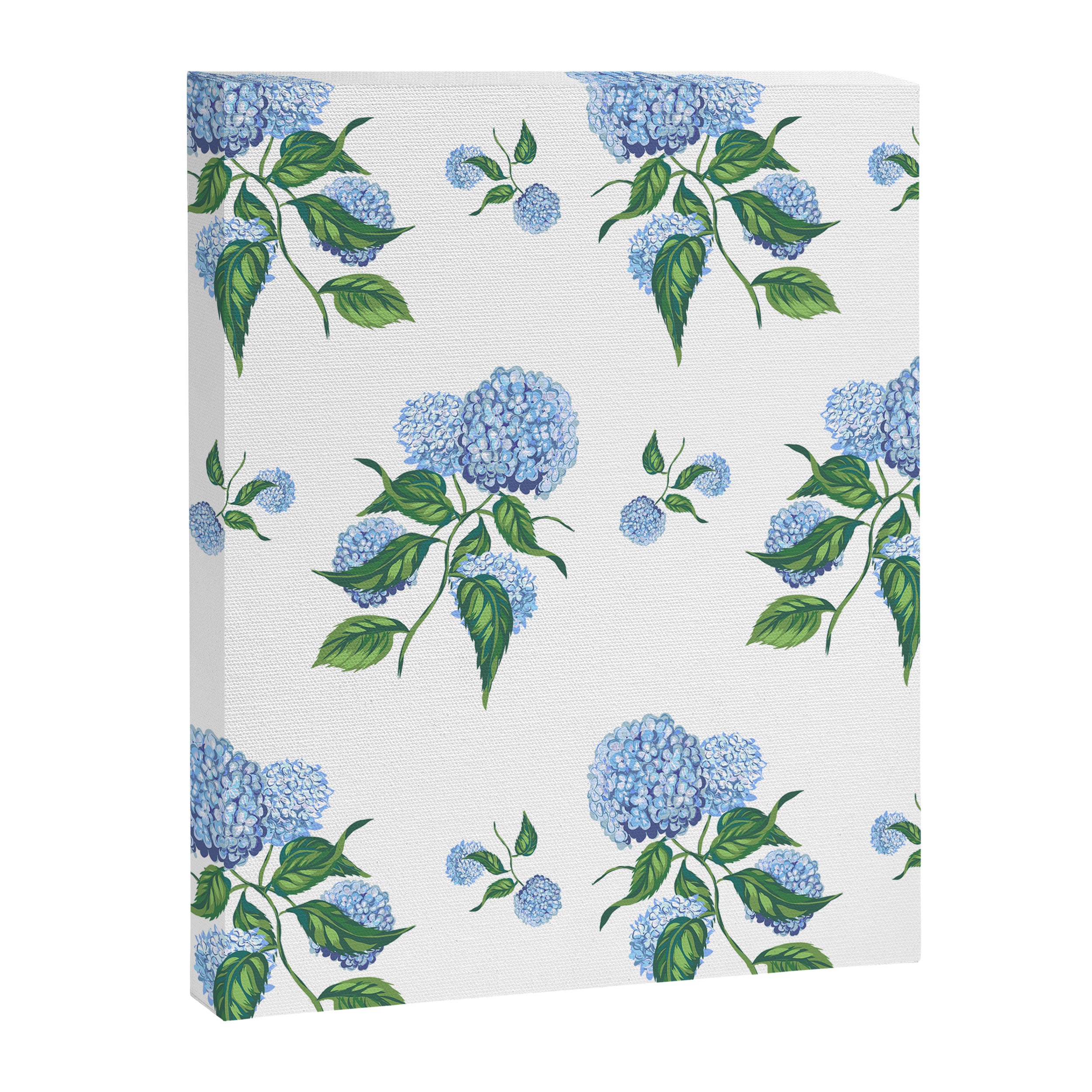Hydrangeas blue and white - Jumbo Canvas Print Gallery Image 8