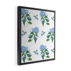 Hydrangeas blue and white - Jumbo Framed Canvas Print Gallery Image 2