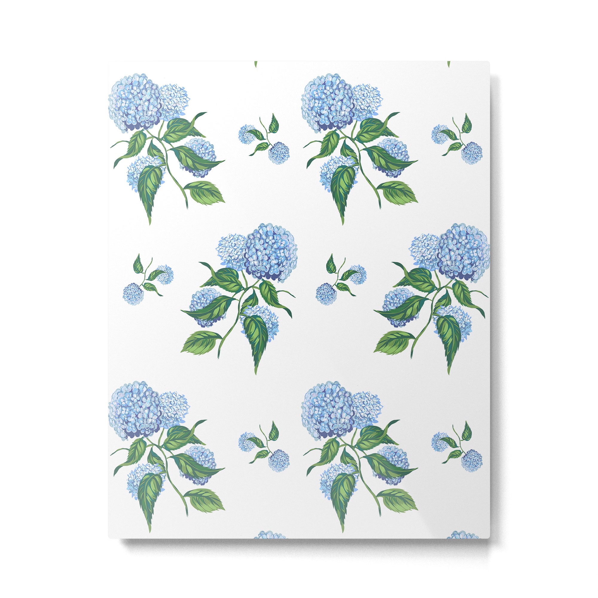 Hydrangeas blue and white - Jumbo Metal Print Gallery Image 6