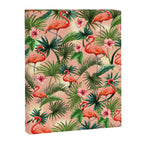 Pink flamingoes, tropical palm leaves, retro, Hollywood style,  Canvas Print Gallery Image 6