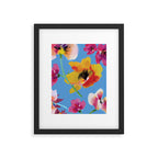 Poppies floral pinks Framed Art Print Gallery Image 5