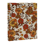 Retro 70s boho hippie orange flower power Canvas Print Gallery Image 6