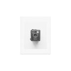 A Kodak Brownie analog vintage camera on a white background  Retro photography in black and white Art Print Gallery Image 1