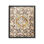 An old tile pattern or azulejos in Sintra Portugal  Summer street and travel photography Framed Canvas Print Gallery Image 6