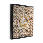 An old tile pattern or azulejos in Sintra Portugal  Summer street and travel photography Framed Canvas Print Gallery Image 2