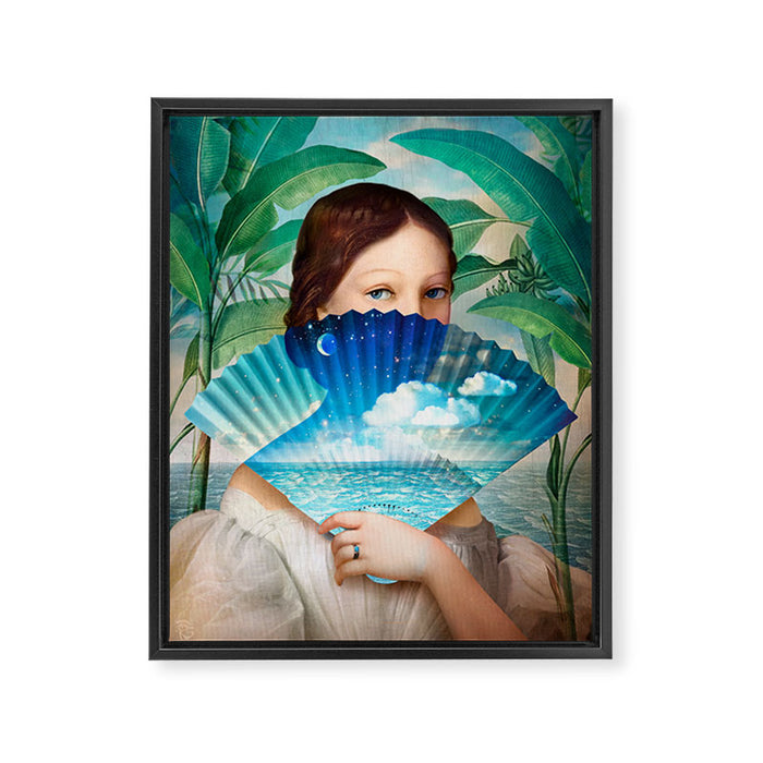 Into the Blue Framed Canvas Print Gallery Image 1
