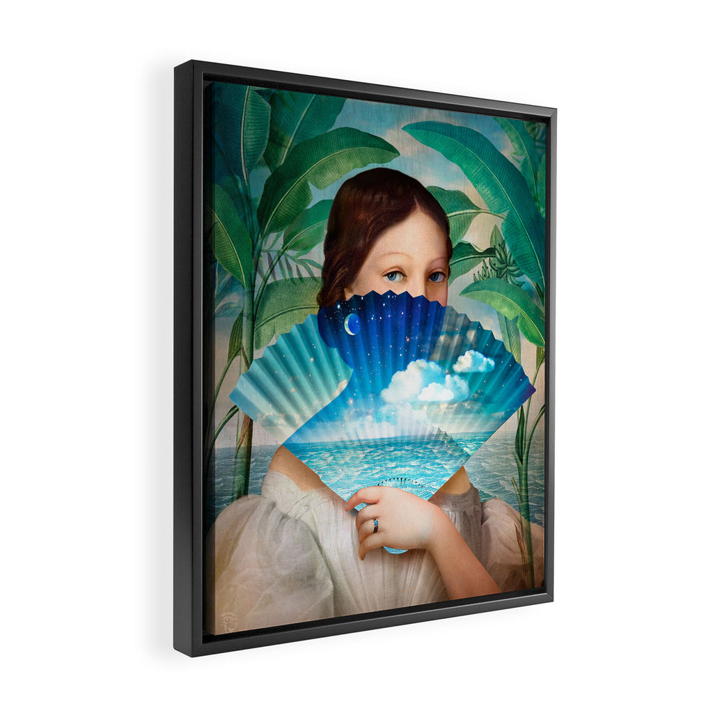 Into the Blue Framed Canvas Print Gallery Image 2