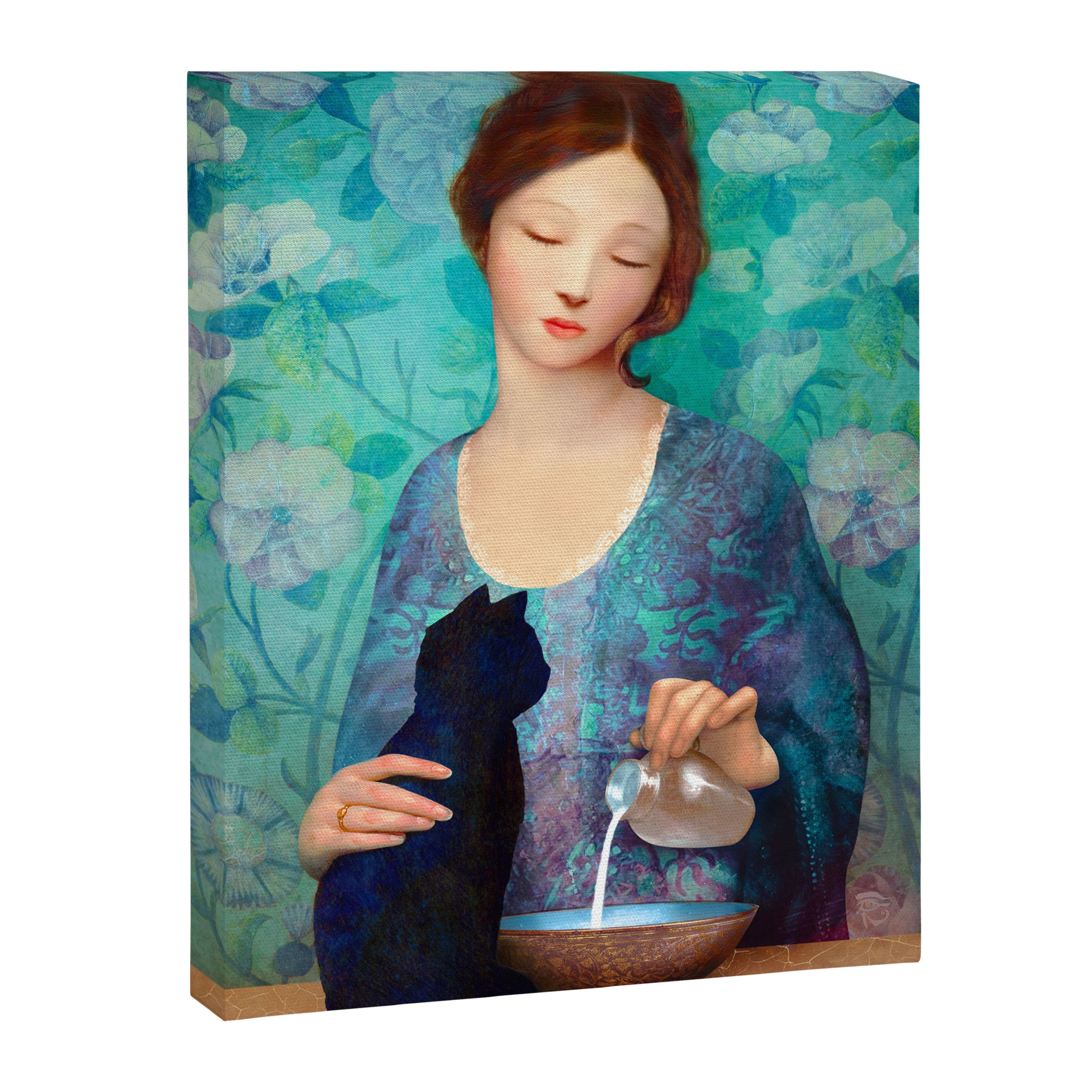 The Black Cat Canvas Print Gallery Image 6