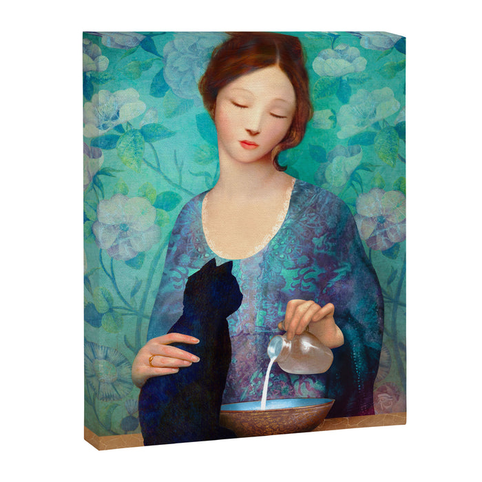 The Black Cat Canvas Print Gallery Image 1