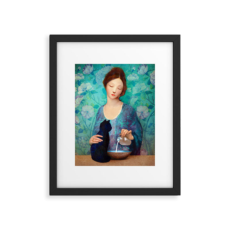 The Black Cat Framed Art Print Gallery Image 5