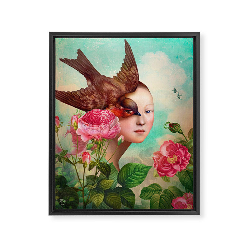 The Silent Garden Framed Canvas Print Gallery Image 6