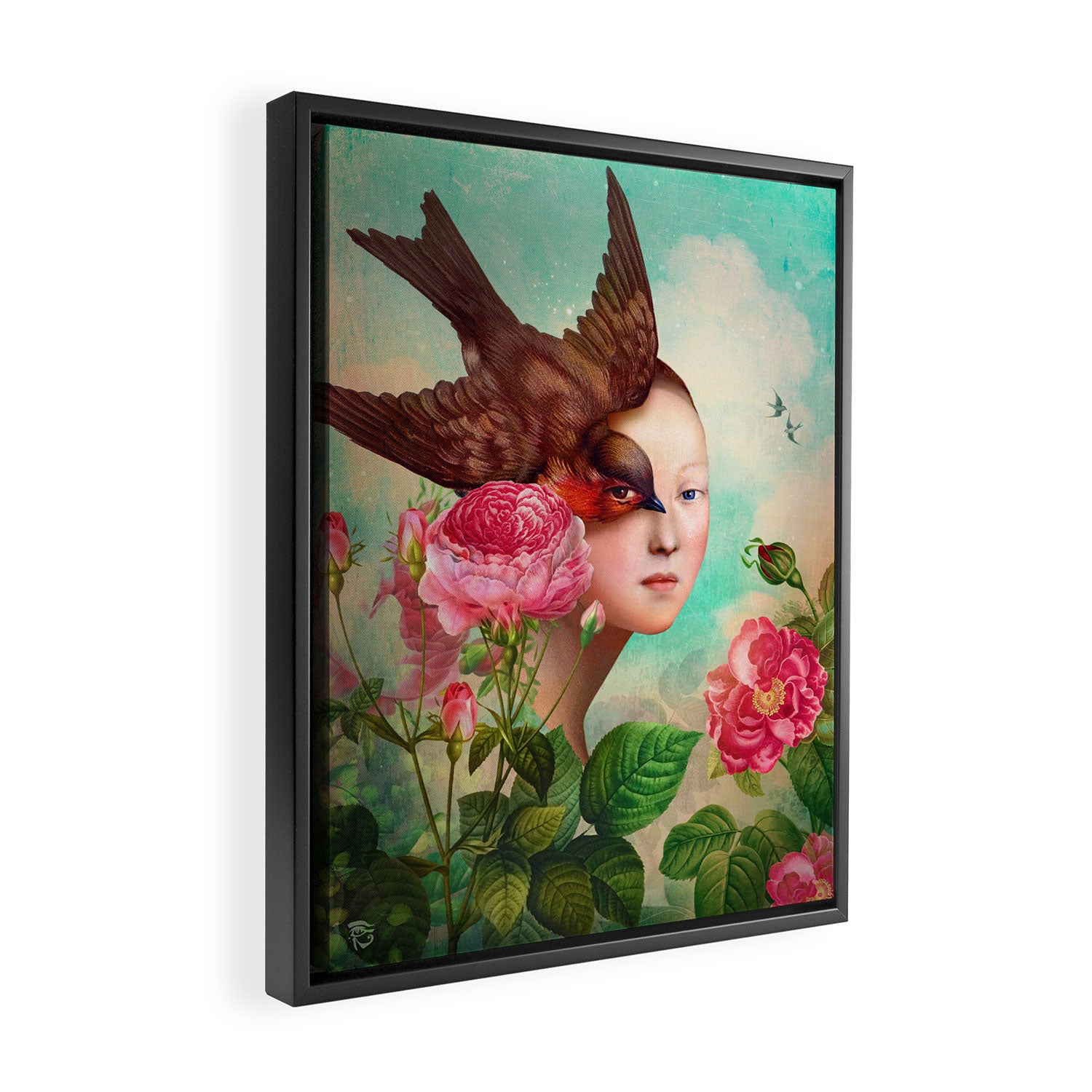 The Silent Garden Framed Canvas Print Gallery Image 2