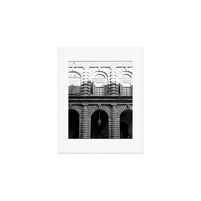 Florence Arches in B+W  |  Travel Photography Art Print Gallery Image 1