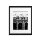 Florence Arches in B+W  |  Travel Photography Framed Art Print Gallery Image 5