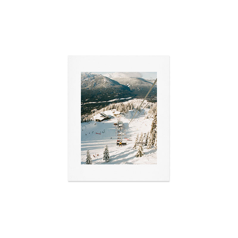Let's go skiing Art Print