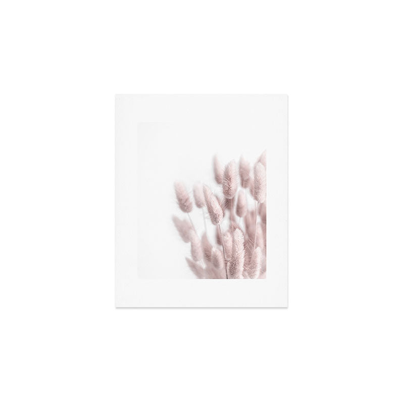 Pink Bunny Tails Art Print Gallery Image 1