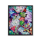 Succulent Garden Framed Canvas Print Gallery Image 8