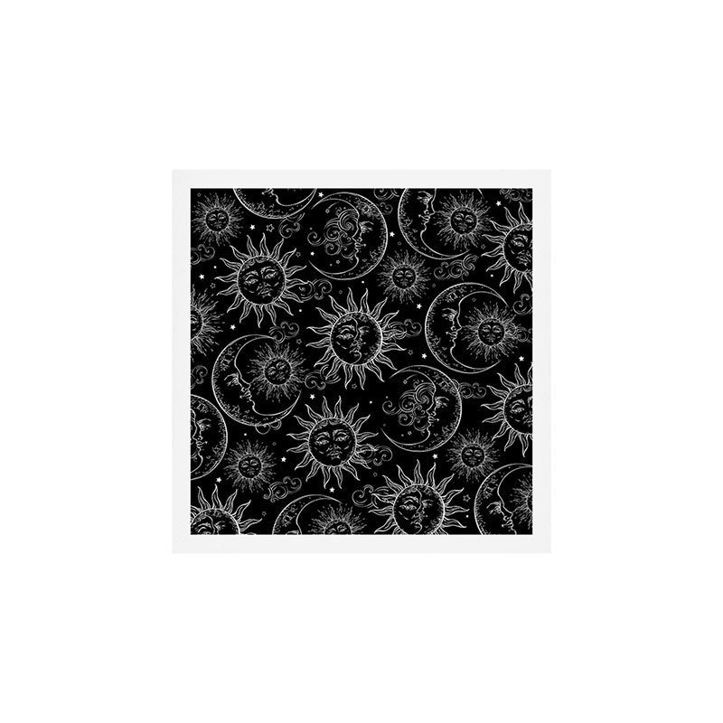 Black Magic Celestial Sun Moon Stars Art Print Gallery Image 1