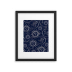 Blue Magic Celestial Sun Moon Stars Framed Art Print Gallery Image 6