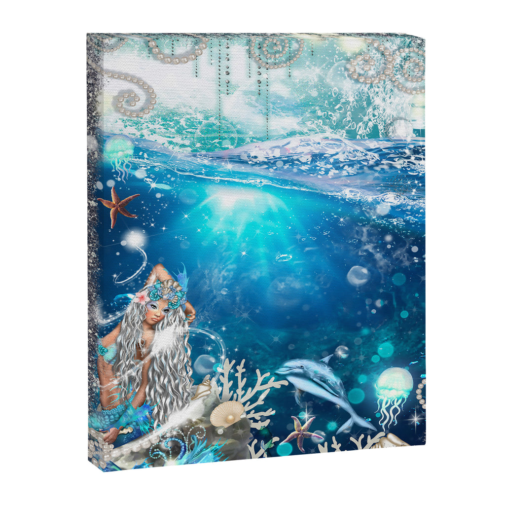 Enchanted Mermaid Sea Canvas Print Gallery Image 6
