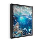 Enchanted Mermaid Sea Framed Canvas Print Gallery Image 2