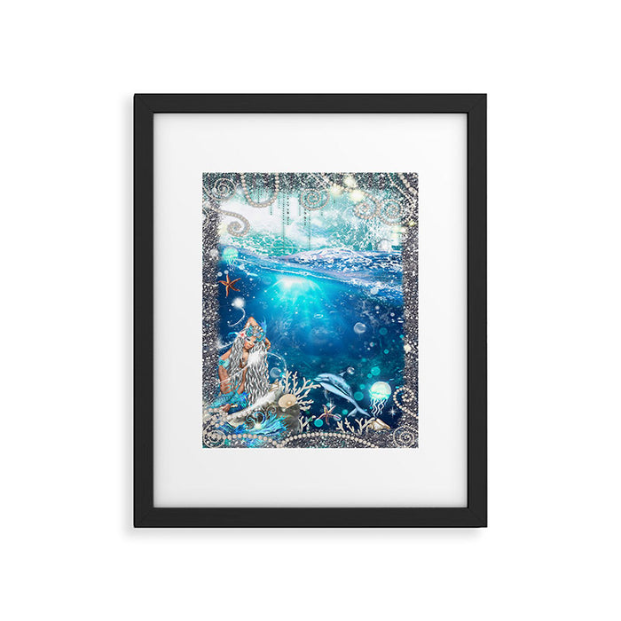 Enchanted Mermaid Sea Framed Art Print Gallery Image 1