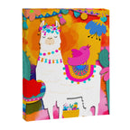Fiesta Llama Canvas Print Gallery Image 8
