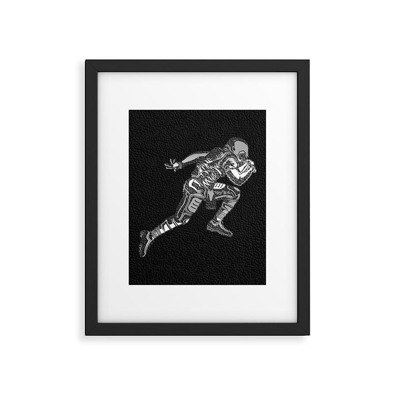 Football Player Framed Art Print Gallery Image 6