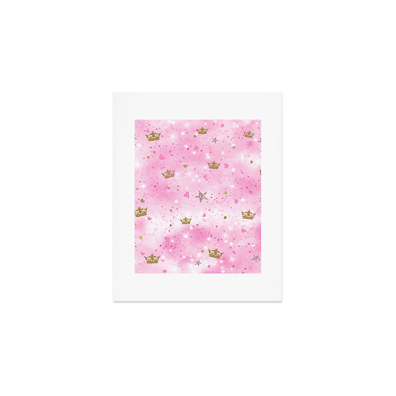 Pink Princess Art Print Gallery Image 1