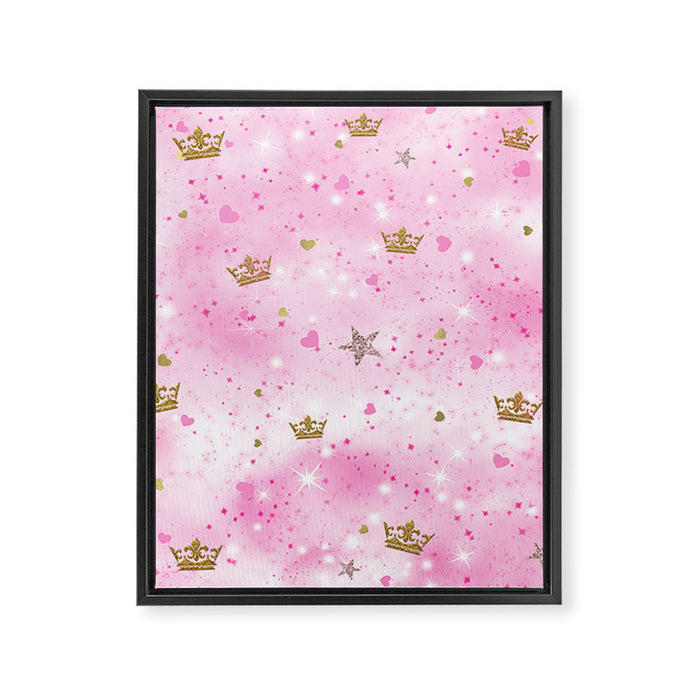 Pink Princess Framed Canvas Print Gallery Image 1
